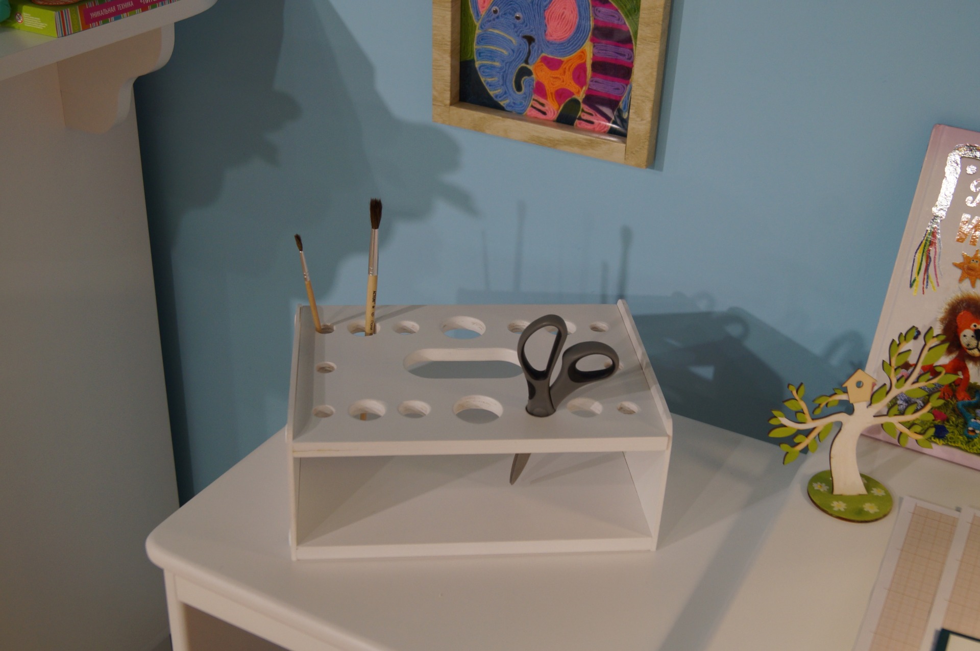 настольная полка для карандашей