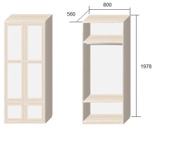 детский шкаф с размерами полосатая лошадка